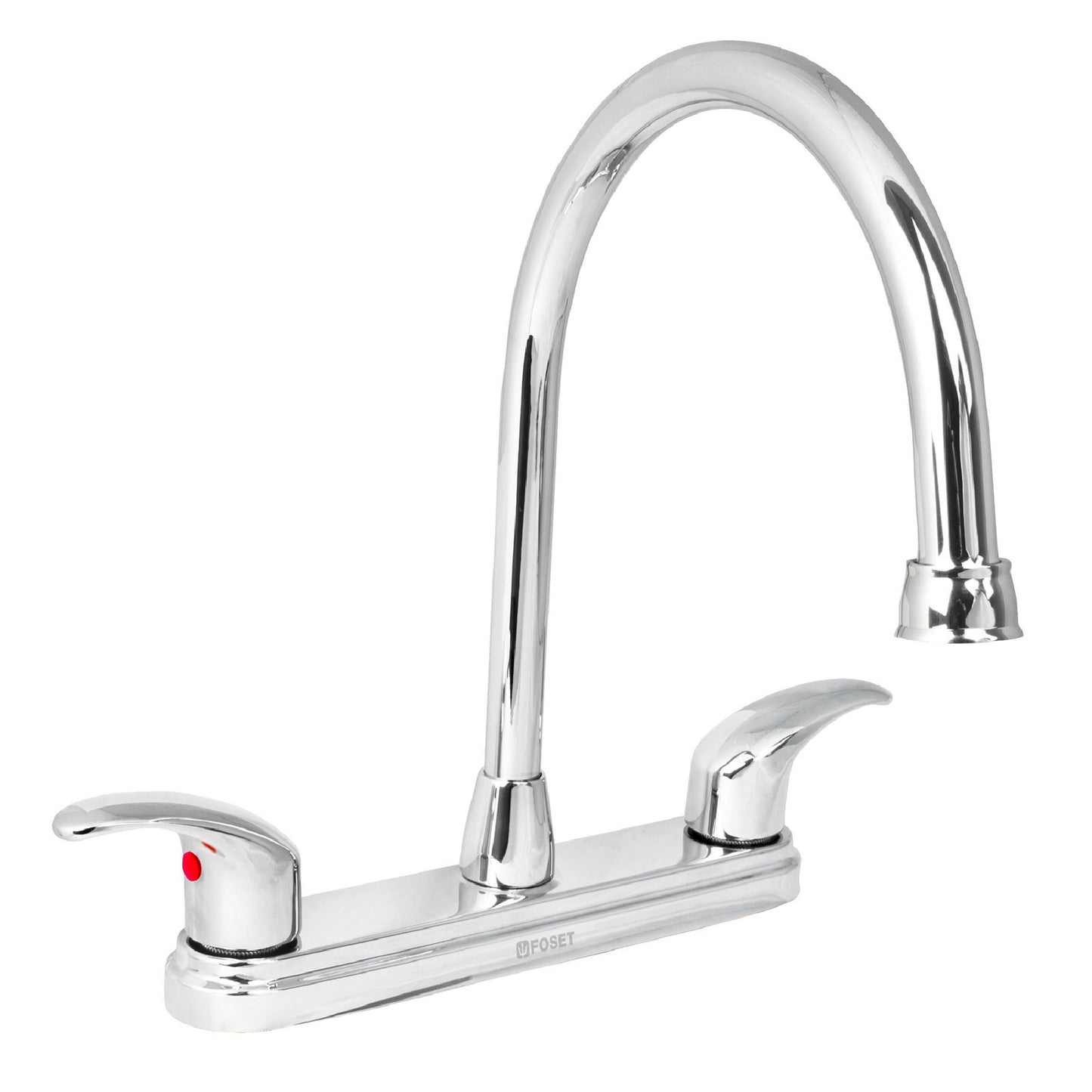 MEZCLADORA CROMO 8'' PARA FREGADERO, MANERALES PALACA AQUA FOSET 49687 *L