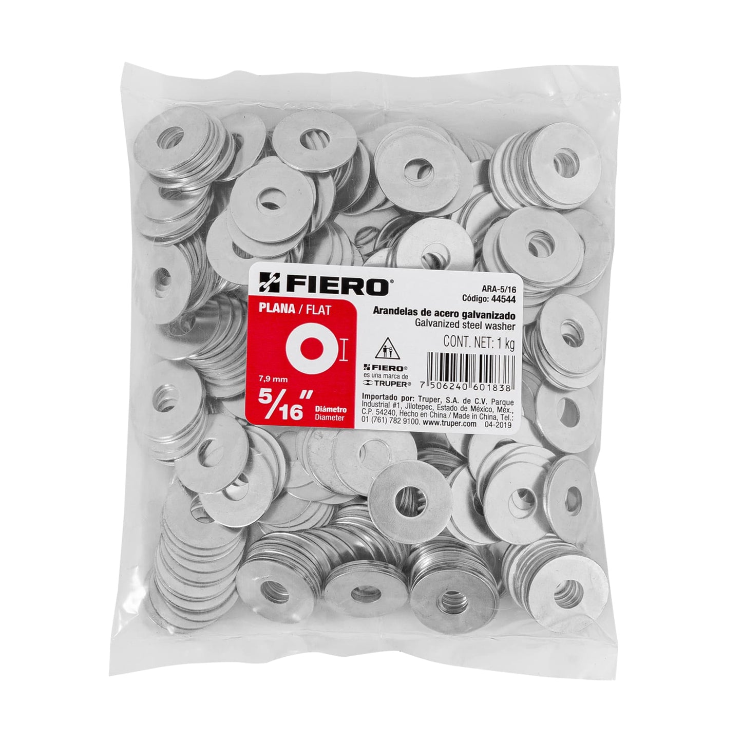 ARANDELA DE 5/16', BOLSA DE 1 KG 44544 *L
