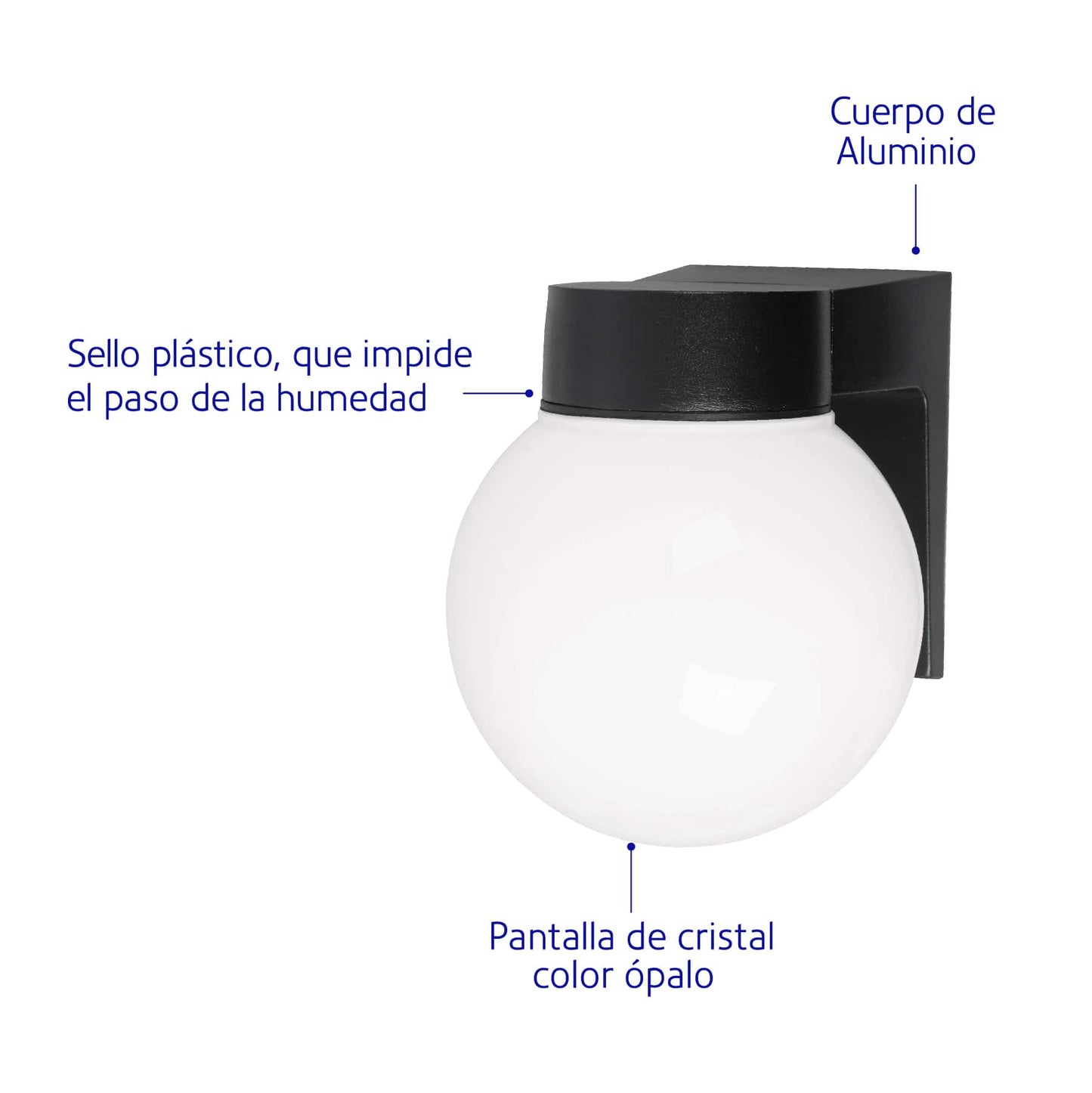 ARBOTANTE DE PARED, TIPO GLOBO 47286 *