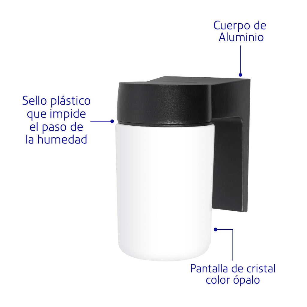 ARBOTANTE TIPO VASO DE LED 46345 N
