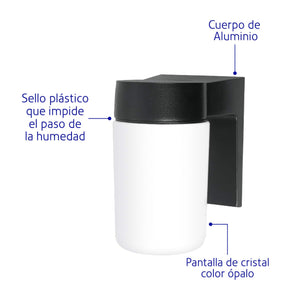 ARBOTANTE TIPO VASO DE LED 46345 N