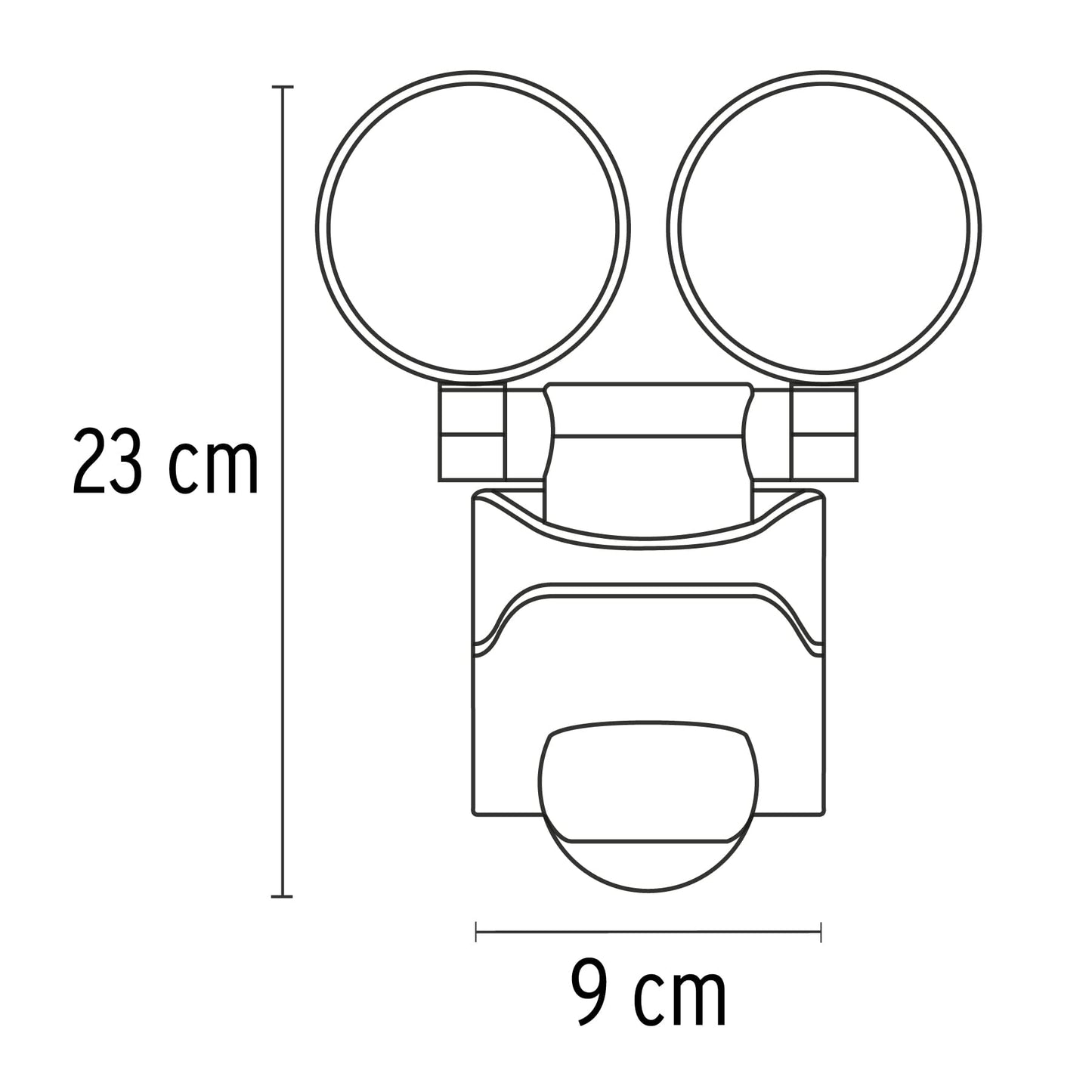 ARBOTANTES DE SEGURIDAD DE LED CON SENSOR DE MOVIMIENTO