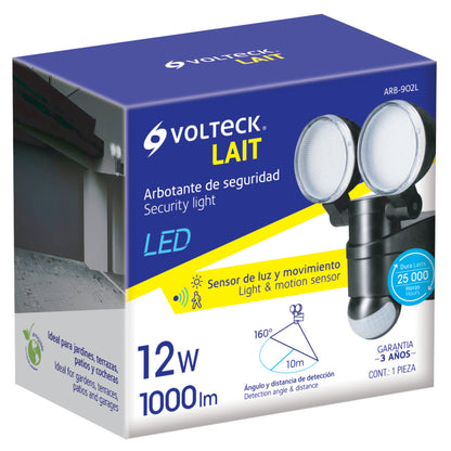 ARBOTANTES DE SEGURIDAD DE LED CON SENSOR DE MOVIMIENTO