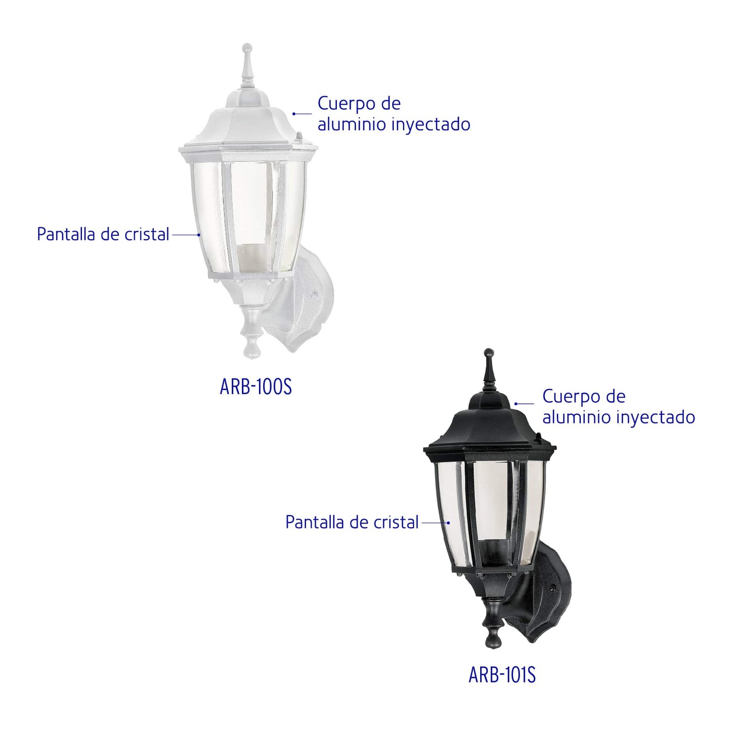 ARBOTANTE TIPO FAROL SUSPENDIDO NEGRO 47289 *