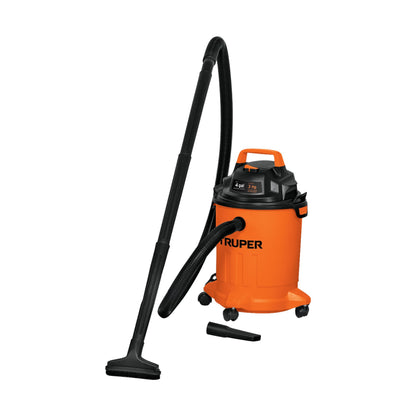 ASPIRADORA DE SÓLIDOS Y LÍQUIDOS DE 4 GAL, PLÁSTICA, TRUPER 101508 *
