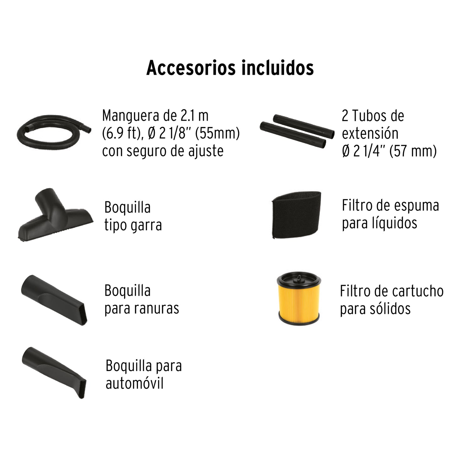 ASPIRADORA DE SÓLIDOS Y LÍQUIDOS DE 12 GAL, PLÁSTICA, TRUPER 101509 N