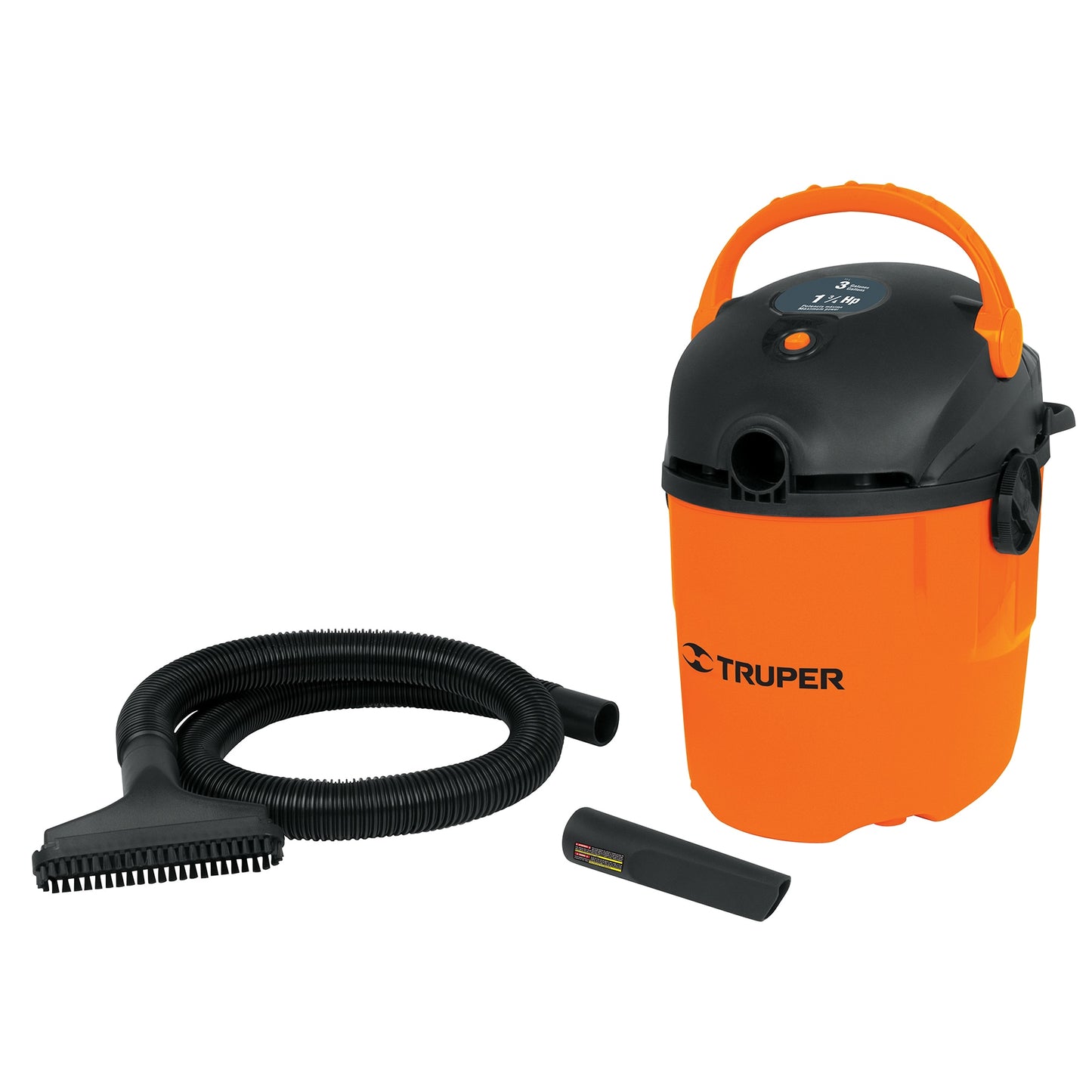 ASPIRADORA DE SÒLIDOS Y LÌQUIDOS DE 3 GAL, PLÀSTICA, TRUPER 12091 P