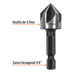 AVELLANADOR HSS CAMBIO RÁPIDO 5/8", TRUPER 102381 P
