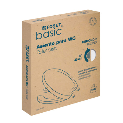 ASIENTO REDONDO PARA WC BLANCO 49902 P