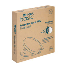 Cargar imagen en el visor de la galería, ASIENTO REDONDO PARA WC BLANCO 49902 P
