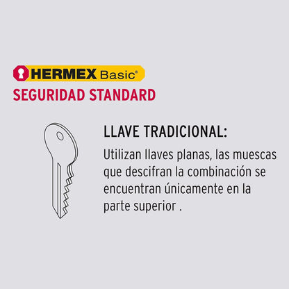 CERRADURA DE POMO LATON ANTIGUO "RECAMARA" 23564 *