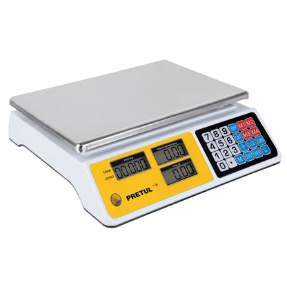 BÁSCULA ELECTRÓNICA CAPACIDAD 40 KG, PRETUL 29966 *