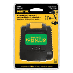 BATERIA ION LITIO 12V PARA TALADRO TALI-12P PRETUL