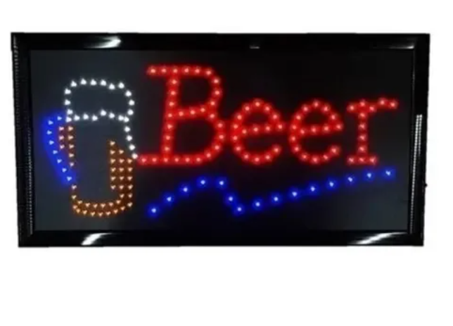 LETRERO LUMINOSO BEER 246-405 N