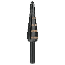 Cargar imagen en el visor de la galería, BROCA ESCALONADA ÓXIDO NEGRO 13 ESCALONES 1/8&#39;&#39; A 1/2&#39;&#39;, TRUPER 12122 *
