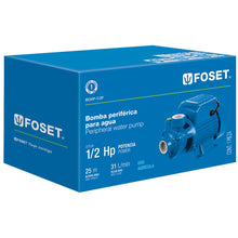Cargar imagen en el visor de la galería, BOMBA ELÉCTRICA PERIFÉRICA PARA AGUA 1/2 HP 49877 P
