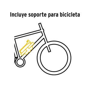 Mini bomba manual para bicicleta, 60 PSI, Truper, Bombas Manuales, 13790