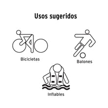 Cargar imagen en el visor de la galería, MINI BOMBA MANUAL PARA BICICLETA, 60 PSI TRUPER 13790 *

