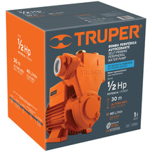Cargar imagen en el visor de la galería, BOMBA ELÉCTRICA PERIFÉRICA AUTOCEBANTE PARA AGUA 1/2 HP 12780 N
