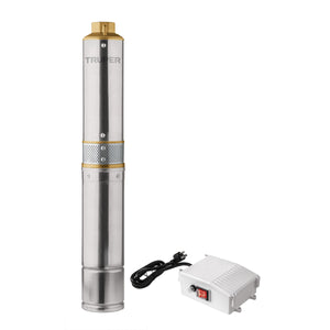 BOMBA SUMERGIBLE TIPO BALA PARA AGUA LIMPIA 1/2 HP
