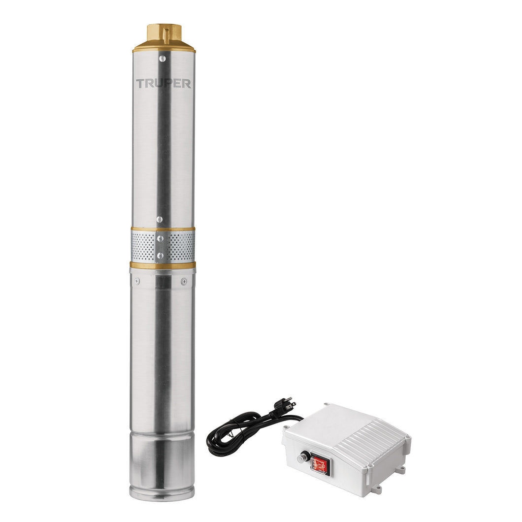 BOMBA SUMERGIBLE TIPO BALA PARA AGUA LIMPIA 3/4 HP