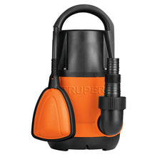 Cargar imagen en el visor de la galería, BOMBA SUMERGIBLE PLÁSTICA PARA AGUA LIMPIA 3/4 HP 12600 P
