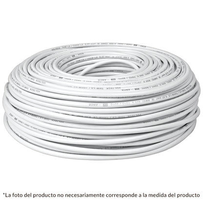 ROLLO DE 100M DE CABLE THHW-LS #10 AWG BLANCO, VOLTECK 46055 *