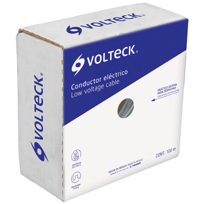 ROLLO DE 100M DE CABLE THHW-LS #10 AWG BLANCO, VOLTECK 46055 *
