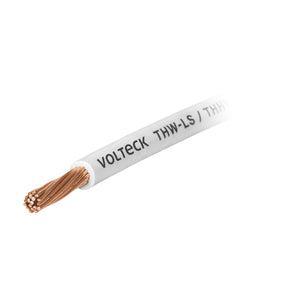 ROLLO DE 100 M DE CABLE THHW-LS 14 AWG BLANCO, VOLTECK 46057 P