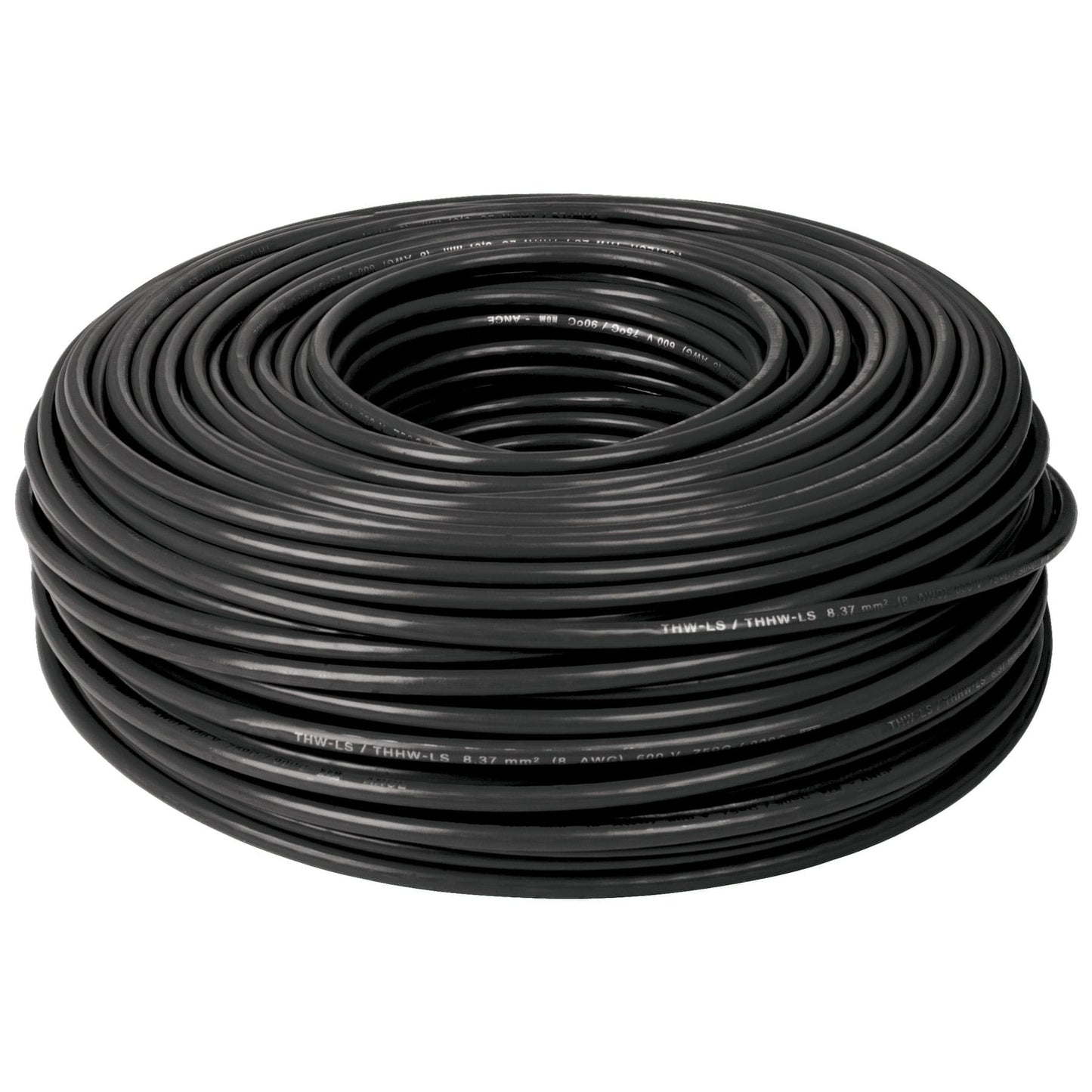 ROLLO DE 100M DE CABLE  THHW-LS #12 AWG NEGRO, VOLTECK 46052 *