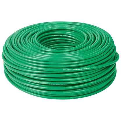 ROLLO DE 100M DE CABLE  THHW-LS #12 AWG VERDE, VOLTECK 46064 *