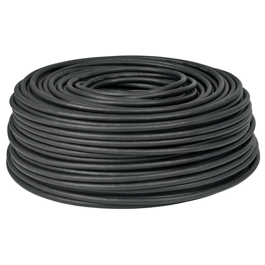 METRO DE CABLE COAXIAL RG59 EN ROLLO DE 100 M. VOLTECK 48473 N