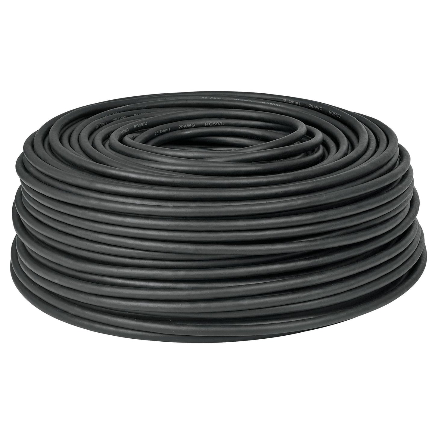 METRO DE CABLE COAXIAL RG59 EN ROLLO DE 100 M. VOLTECK 48473 N