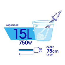 Cargar imagen en el visor de la galería, CALENTADOR DE AGUA 15L 46306 *
