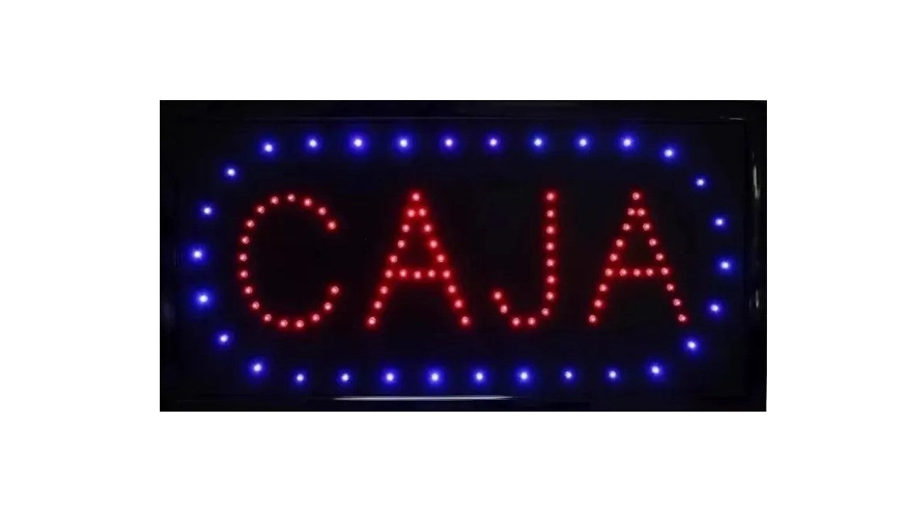 LETRERO LUMINOSO DE LEDS CAJA
