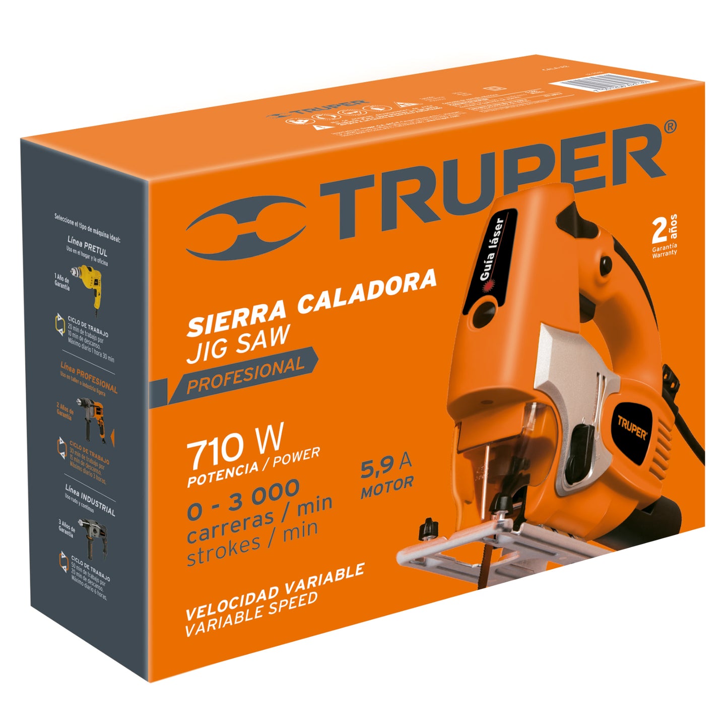 SIERRA CALADORA, PROFESIONAL, 710 W
