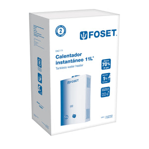 CALENTADOR DE PASO INSTANTÁNEO, 11L, GAS LP, 1-1/2 SERVICIOS 43050 N