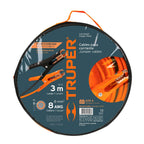 CABLES PASA CORRIENTE TRUPER 3M CALIBRE 8 AWG
