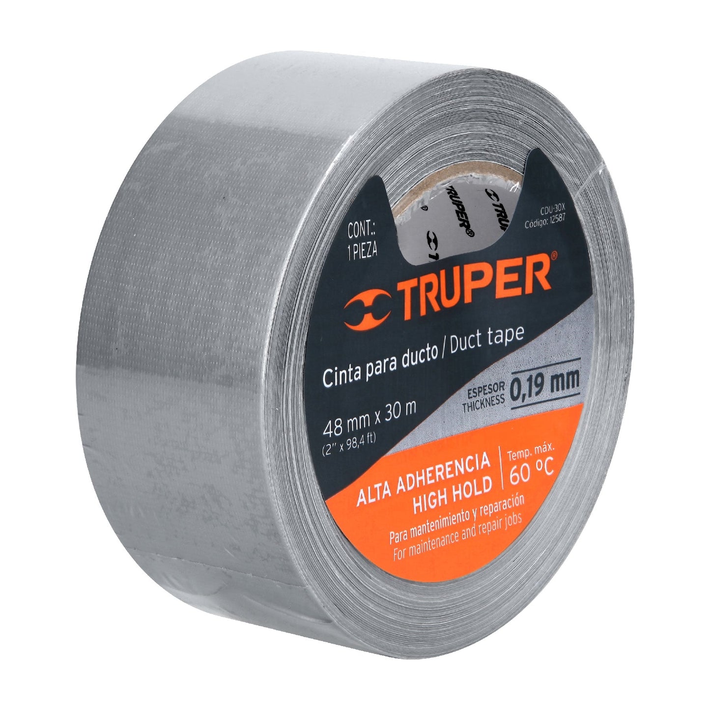 CINTA DE 30 M PARA DUCTO, ESPESOR .019MM 12587 *