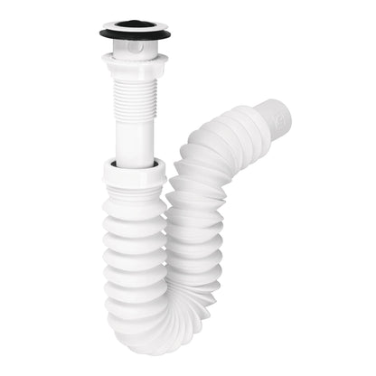 CÉSPOL FLEXIBLE P/LAVABO CON CONTRA, POLIPROPILENO, 1-1/4'' 49365 *