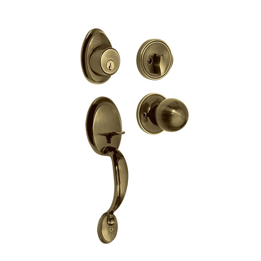 CERRADURA HERMEX BASIC LATON ANTIGUO 23673 *