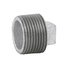 Cargar imagen en el visor de la galería, TAPÓN MACHO 1&quot; DE ACERO GALVANIZADO, FOSET 47496 P
