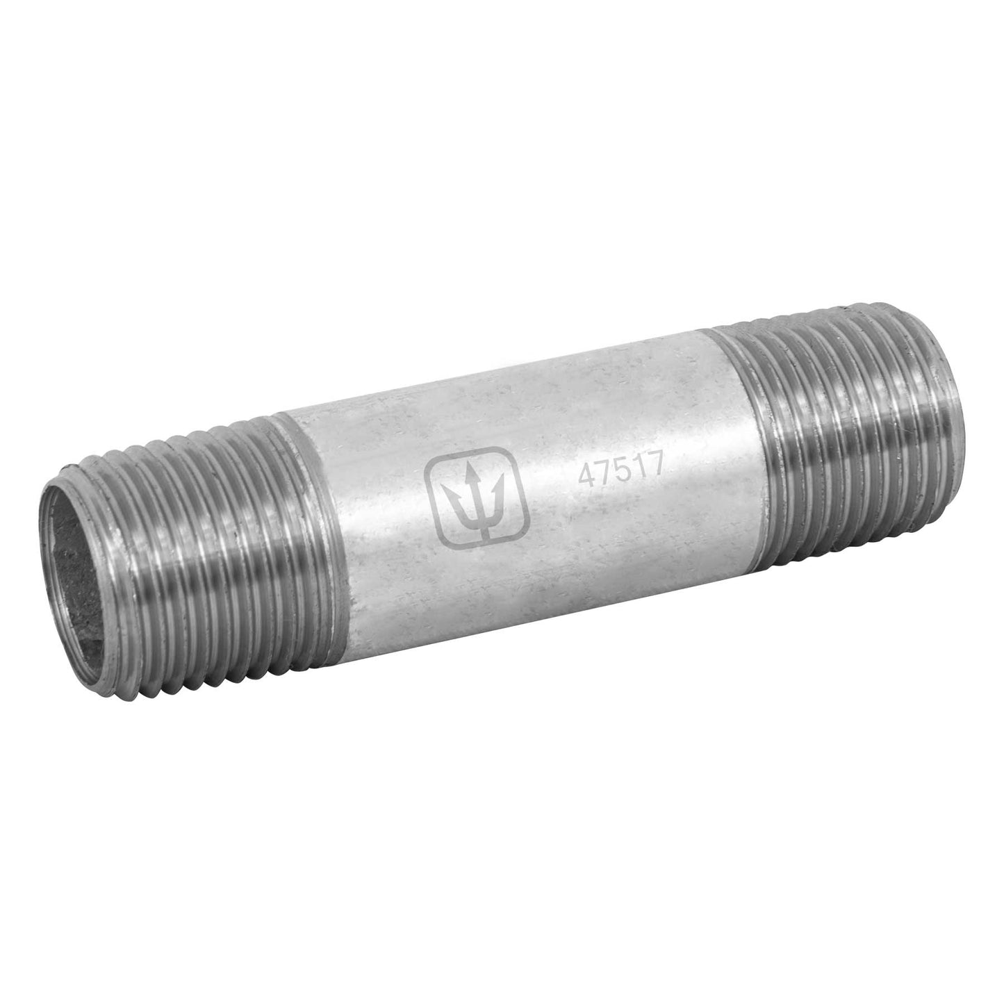 NIPLE DE ACERO GALVANIZADO 1/2" X 3", FOSET 47517 *