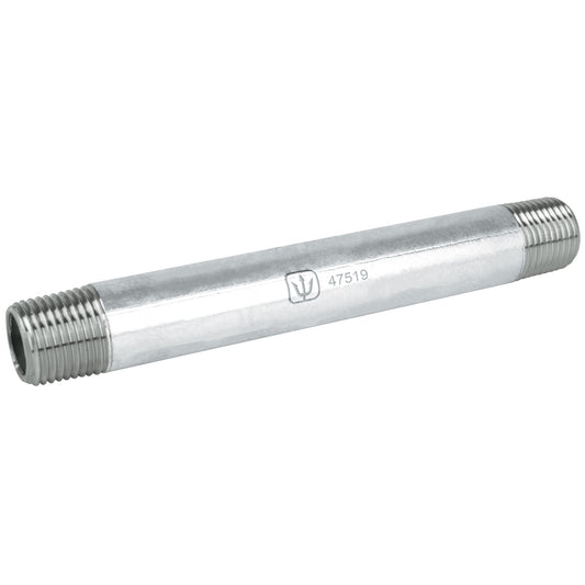 NIPLE DE ACERO GALVANIZADO 1/2" X 6", FOSET 47519 *