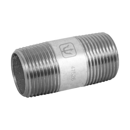 NIPLE DE ACERO GALVANIZADO 3/4" X 2", FOSET 47526 *