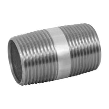 Cargar imagen en el visor de la galería, NIPLE DE ACERO GALVANIZADO 1&quot; X 2&quot;, FOSET
