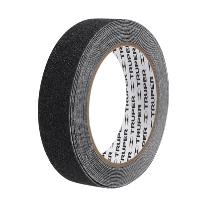 ROLLO DE 5 M DE CINTA ANTIDERRAPANTE NEGRA 25MM CON ABRASIVO 12542 *