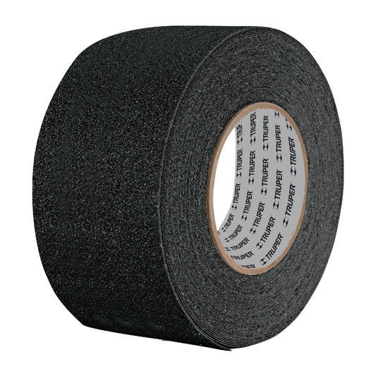 ROLLO DE 5 M DE CINTA ANTIDERRAPANTE NEGRA 50MM CON ABRASIVO 12532 *