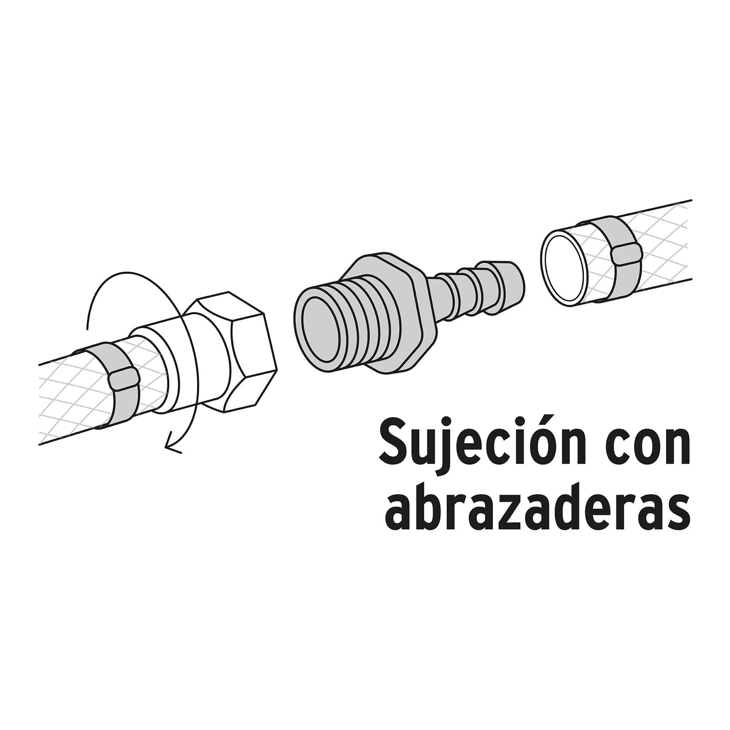 ADAPTADOR INSERCION ROSCA EXTERIOR DE 1/2" X 1/2", FOSET 48574 *