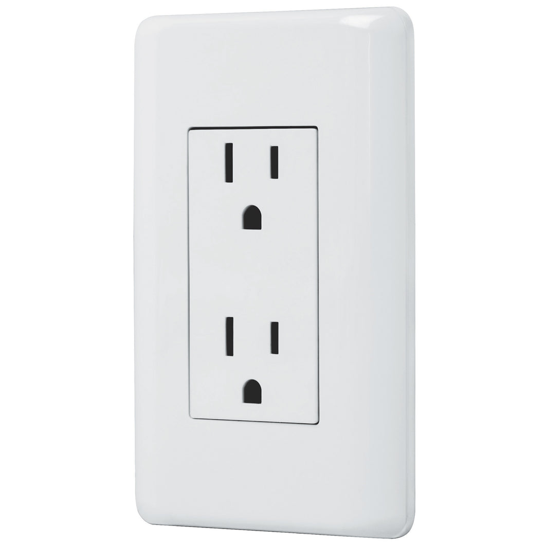 CONTACTO DUPLEX, 2 POLOS + TIERRA BASIC 25076 *